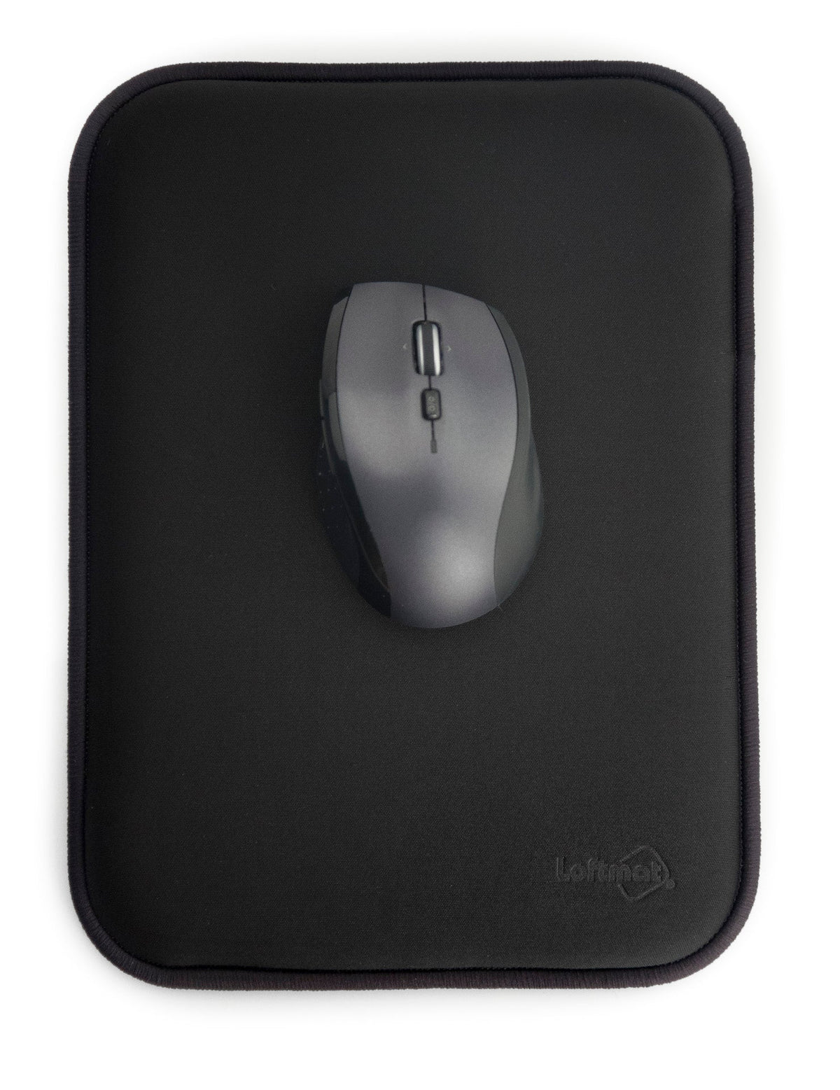 LOFTMAT V2 (8.5x11.5 inch) Cushioned Mouse Pad - "The Office Executive Version 2" - Black Color