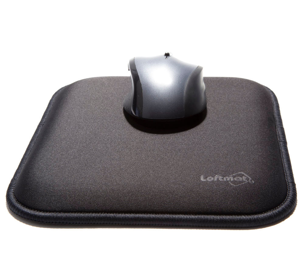 LOFTMAT (8x9 inch) Cushioned Mouse Pad - "The Office Small" - Black Color