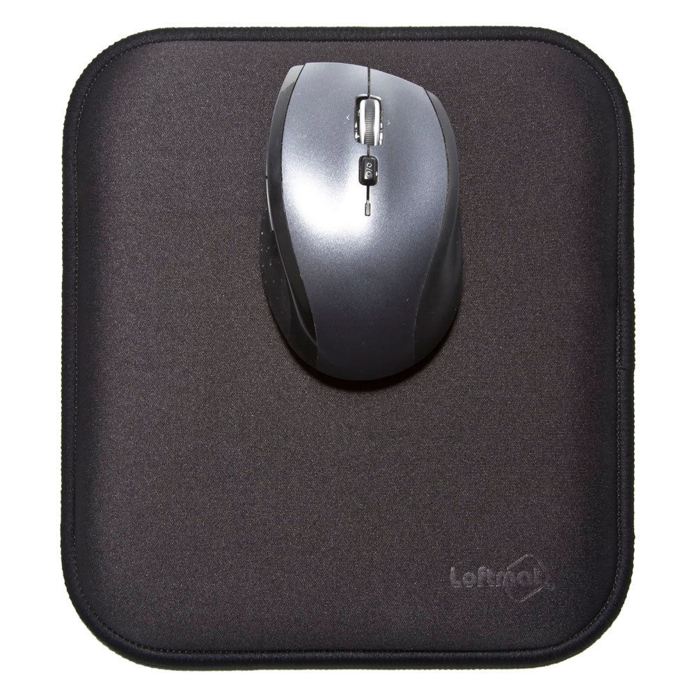 LOFTMAT (8x9 inch) Cushioned Mouse Pad - "The Office Small" - Black Color