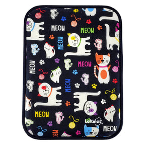 LOFTMAT (8.5x11.5 inch) Cushioned Mouse Pad - "LOFTMAT KIDS EXEC" Limited Edition - Meow Kitty